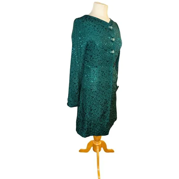 Tulle Womens Green Polka Dot Dress S - Picture 3 of 11